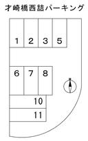 才崎橋西詰パーキング